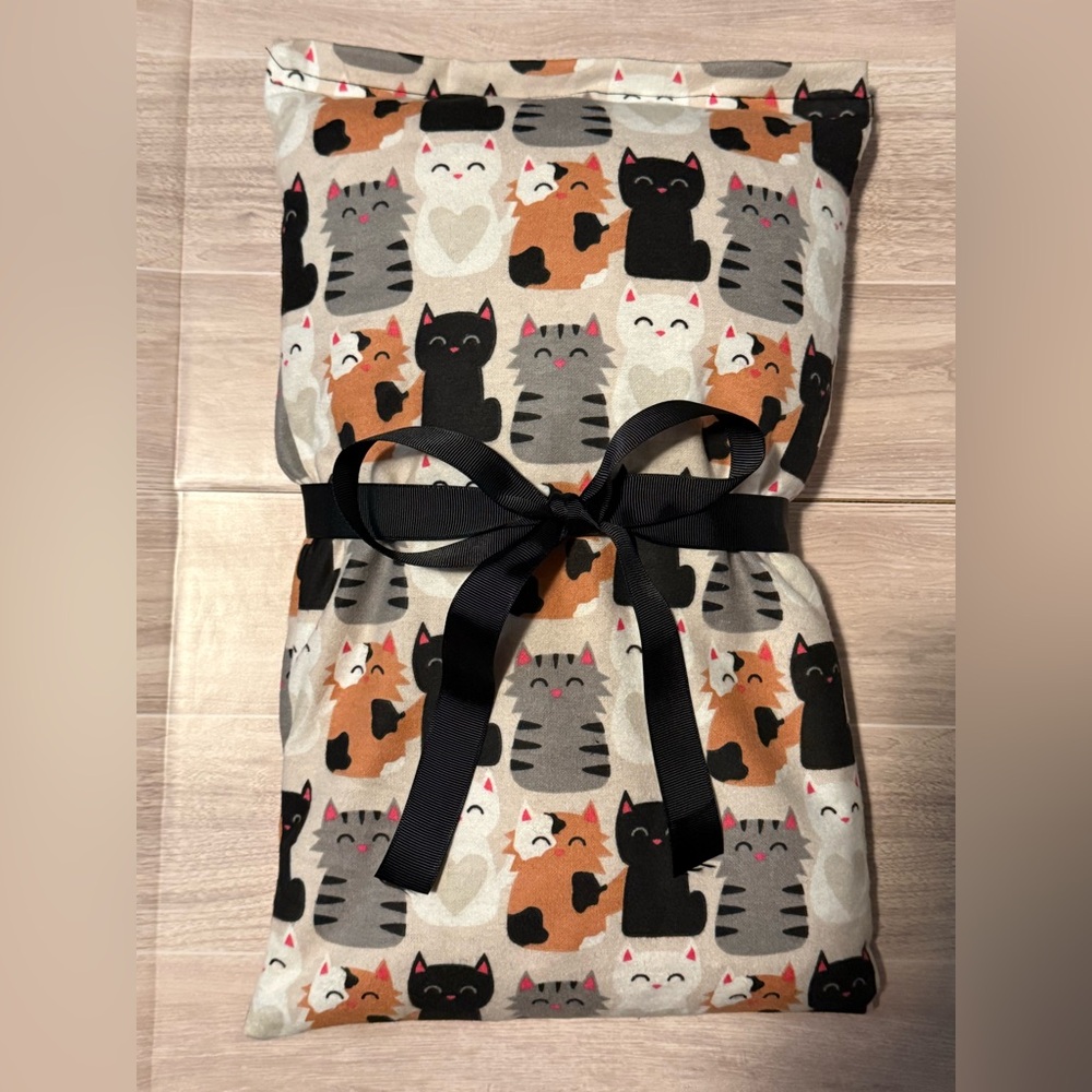 Flannel Cats & Kittens Microwaveable Corn Heating Bag / Cool pack